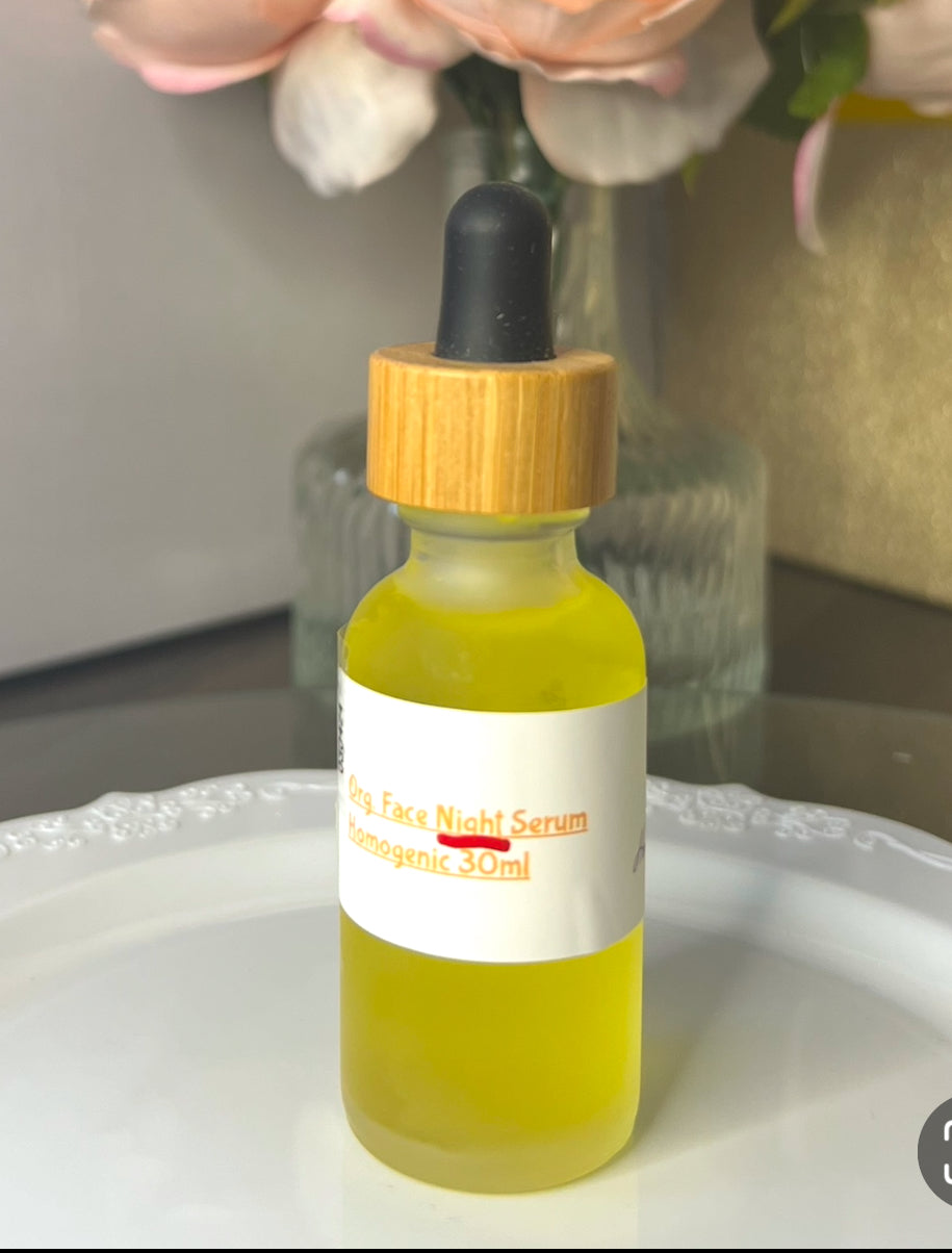 Organic Homogenic Face Night Serum 30ml