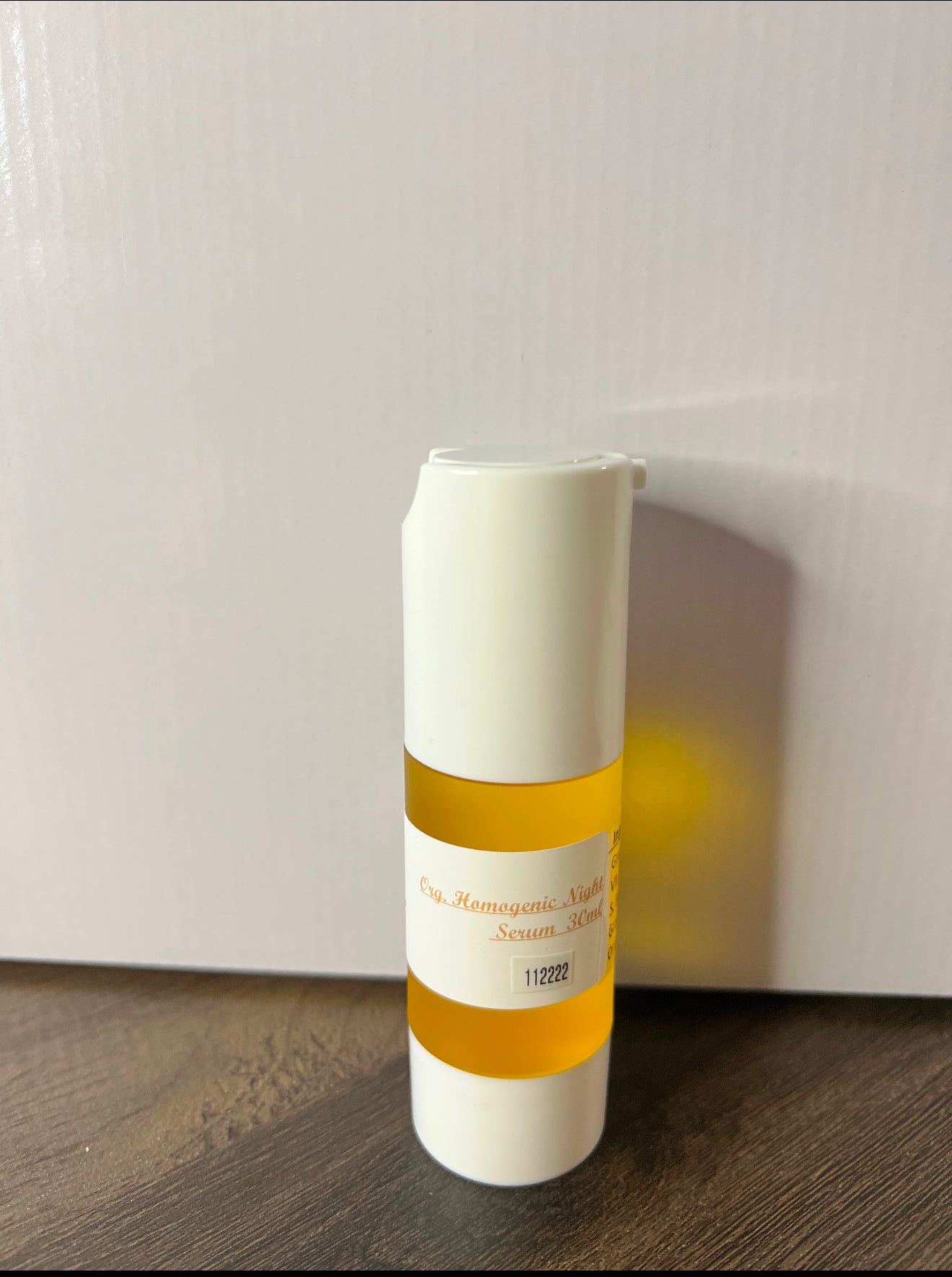 Organic Homogenic Face Night Serum 30ml