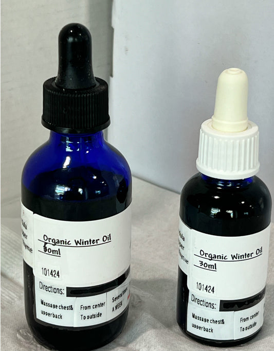 Organic Baby Winter Massage Oil 60ml
