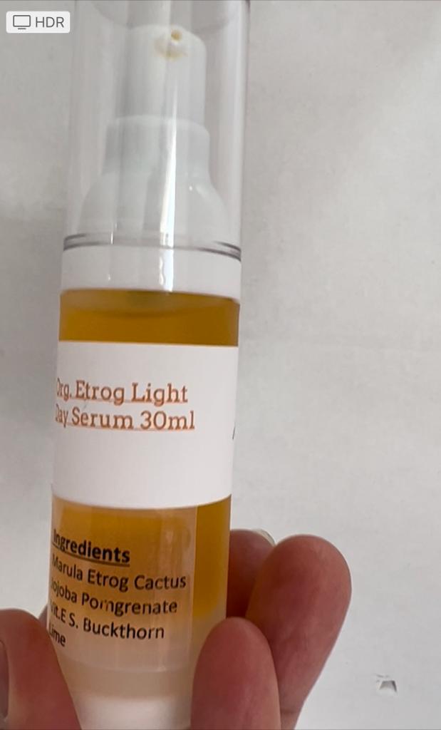 Organic Etrog-Light Face Serum 30ml